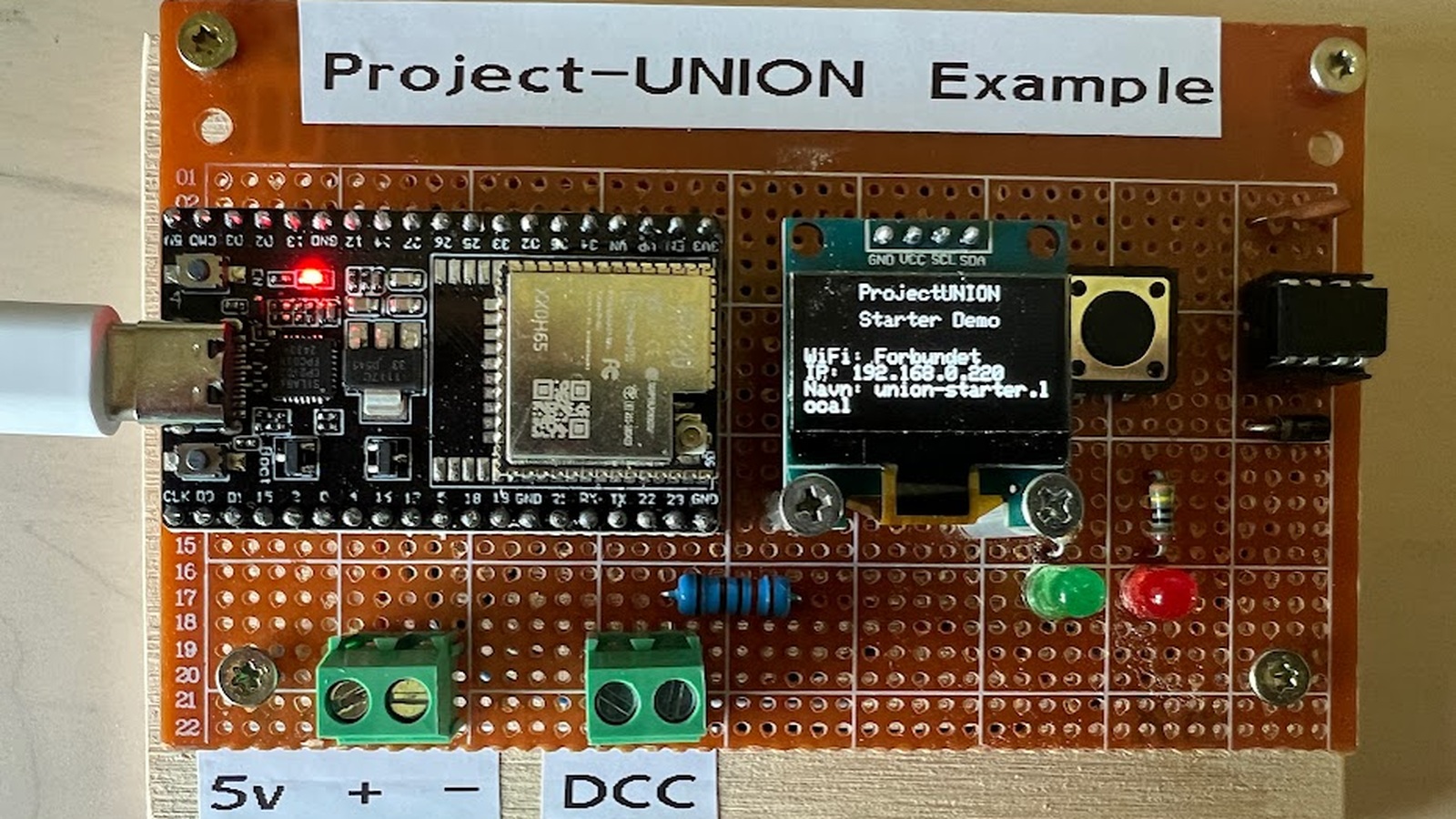 ProjectUnion DCC Demo