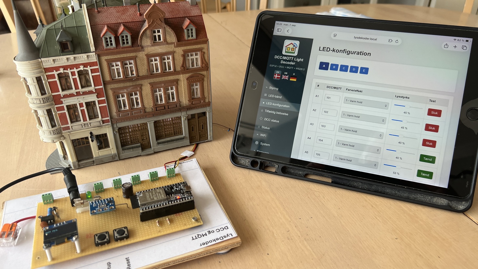 DCC/MQTT Light Dekoder